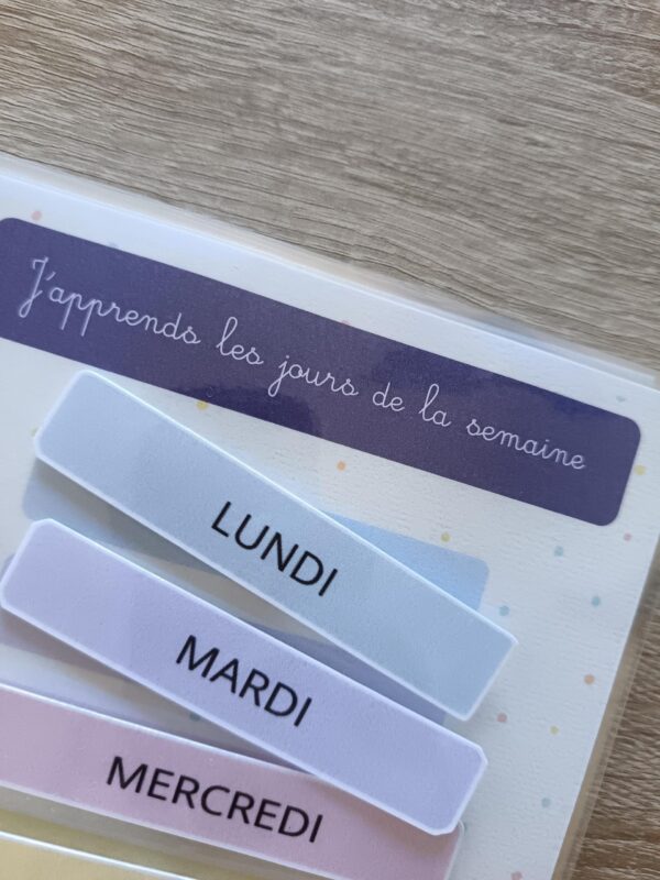 Mon livret d'apprentissage