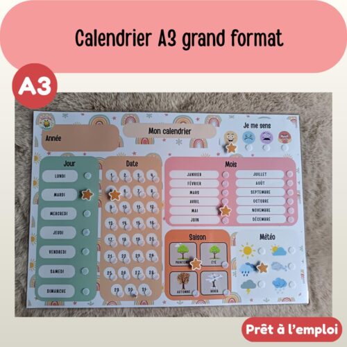 4 - Routine - Semainier_Calendrier A3_Photos_calendrier-a3-01 Calendrier A3