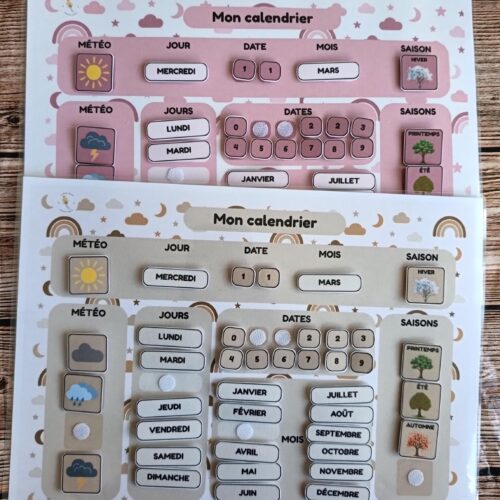4 - Routine - Semainier_Mon calendrier_Photos_mon-calendrier-01 Mon calendrier