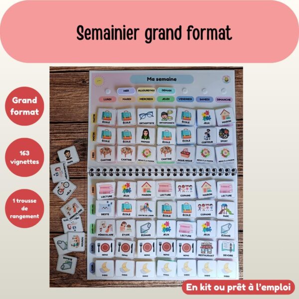 4 - Routine - Semainier_Semainier grand format (Ma semaine)_Photos_semainier-grand-format-ma-semaine-01 Semainier grand format - Ma semaine - 163 vignettes scratch