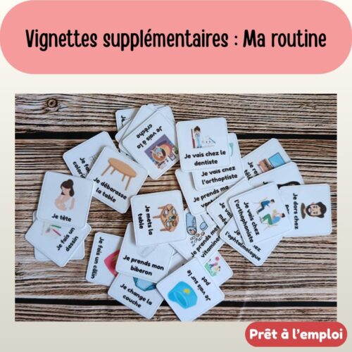 4 - Routine - Semainier_Vignettes suoplémentaires pour _Ma routine__Photos_vignettes-supplementaires-ma-routine-01 Vignettes supplémentaires pour ma routine