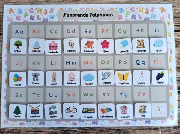 Apprentissages quotidien_Alphabet - 2_Photos_alphabet-05 Alphabet