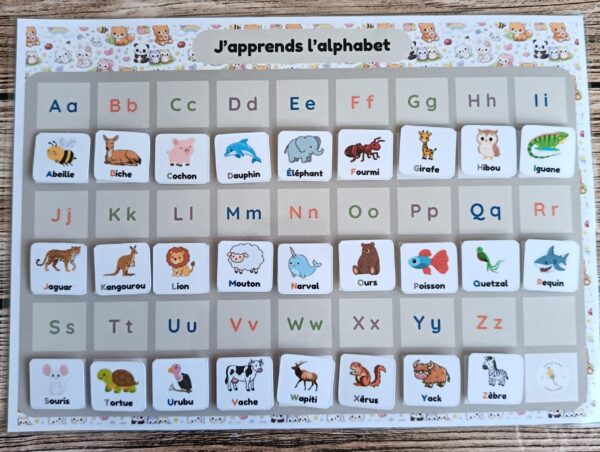 Apprentissages quotidien_Alphabet - 2_Photos_alphabet-06 Alphabet