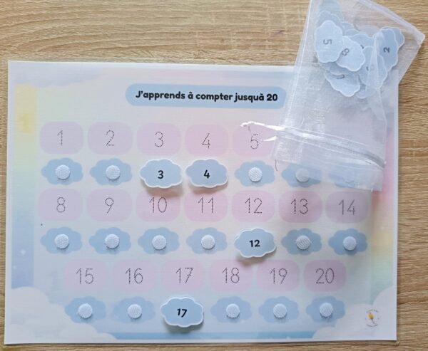 J'apprends à compter jusqu'à 20