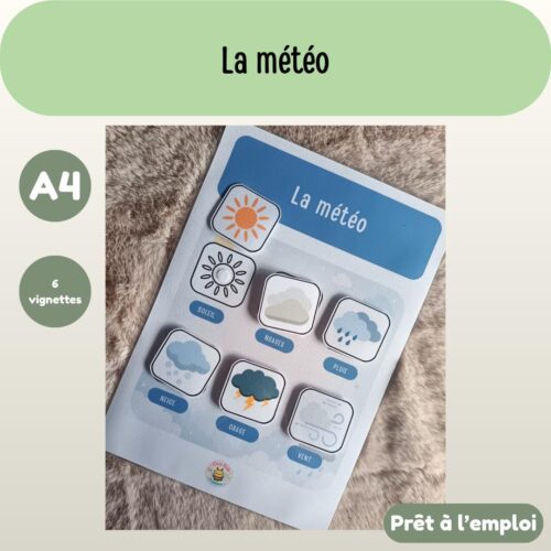 Fiche A4 - La météo