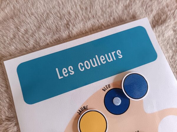 Fiche A4 - Les couleurs