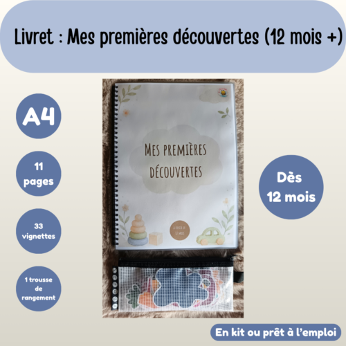 Livret 12 mois Mes premières découvertes - À partir de 12 mois