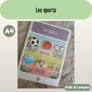 Fiche A4 - Les sports