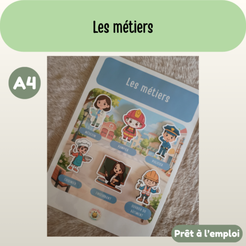 Fiche A4 - Les métiers