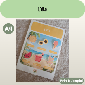 Fiche A4 - L'été
