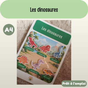 Fiche A4 - Les dinosaures